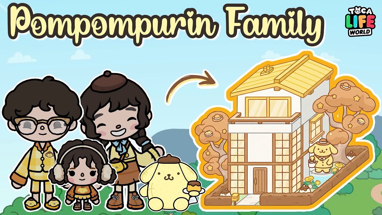Pompompurin Family In Tatami Townhouse