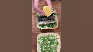 Best Crispy Sardines Sandwich Recipe | Easy Tinned Fish