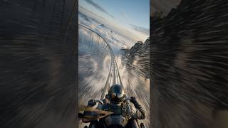 🎢 World’s Craziest AI Roller Coaster Ride 🤖🚀 | Unreal AI Animation #Shorts