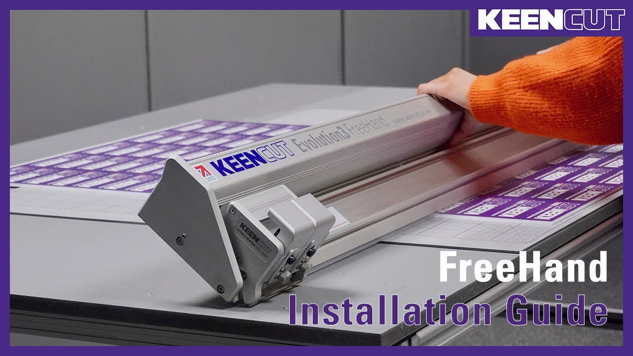 Keencut Evolution3 FreeHand Installation Guide YouTube