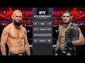 Khamzat Chimaev vs Khabib Nurmagomedov Full Fight - UFC 4 Fight Of The Night
