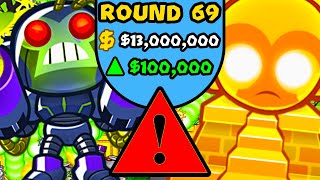 So I played the FORGOTTEN Game Mode... $13,000,000 in BANANZA! (Bloons TD Battles) screenshot 5