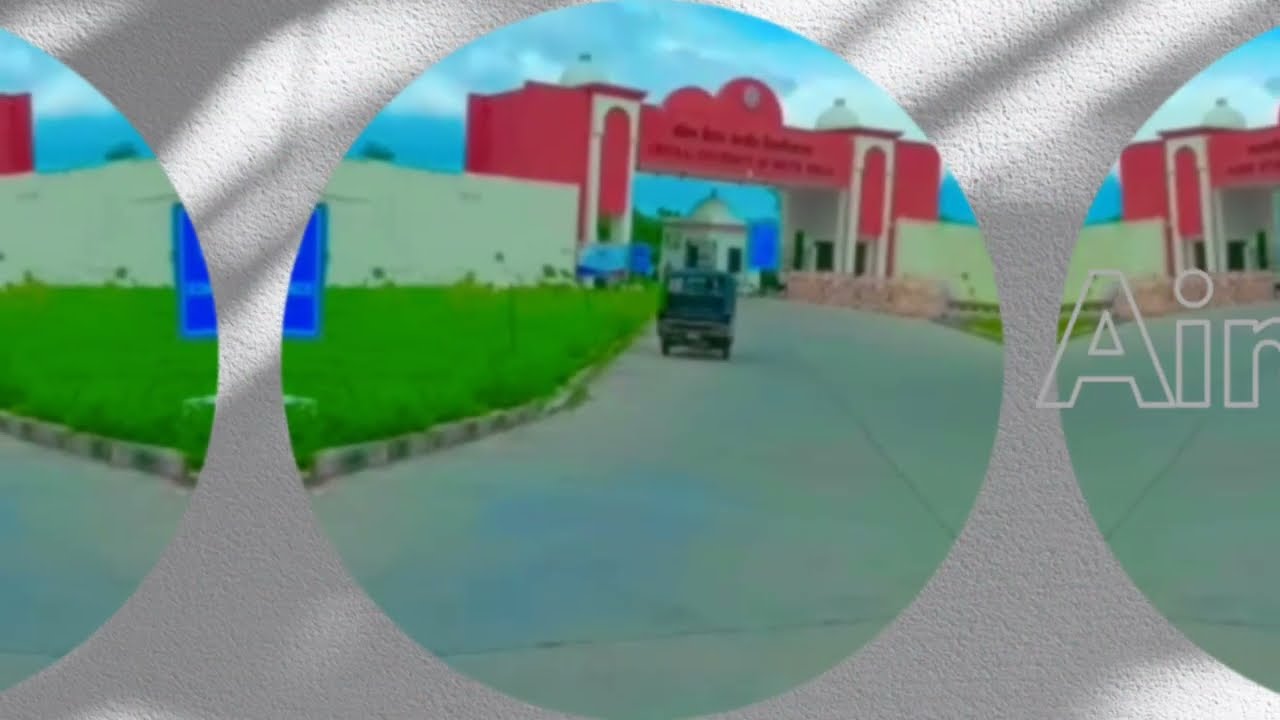 In front views of Central university of south bihar cusb admission 2022 