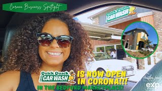 What's New in Corona, CA??? Quick Quack Car Wash is NOW OPEN!