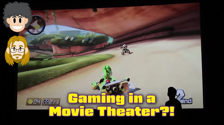 Playing Games on a Movie Theater Screen?!
