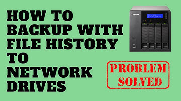 How to Backup with File History to Network Drives