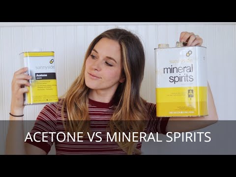 Mineral Spirits vs Acetone | How and When to Use | This or That DIY