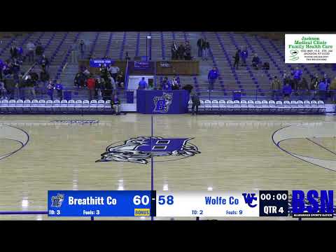 High School Boys Basketball - Breathitt County Bobcats vs Wolfe County Wolves - 12/19/2023