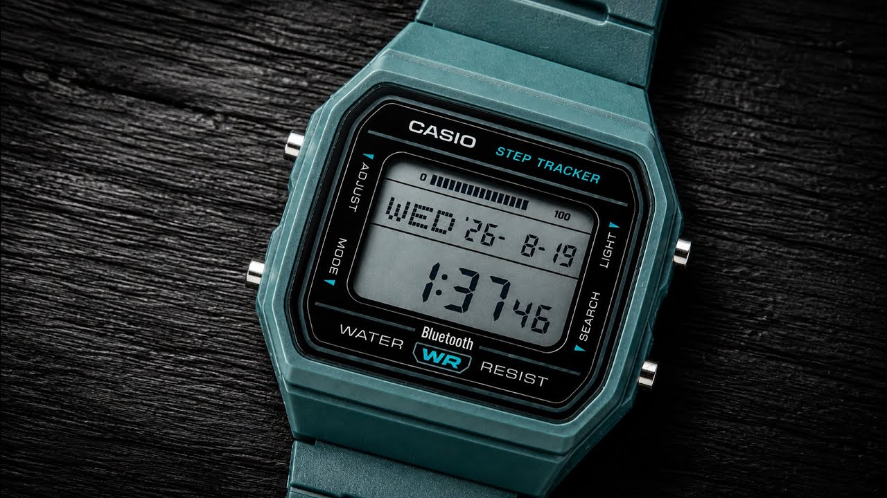 Casio F-B100W-3A Review — A Classic Casio Goes Smart - YouTube