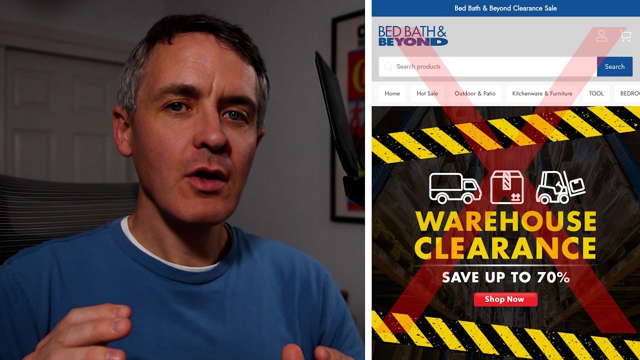 Cokoou.shop Scam for Bed Bath & Beyond Clearance Sale, Explained