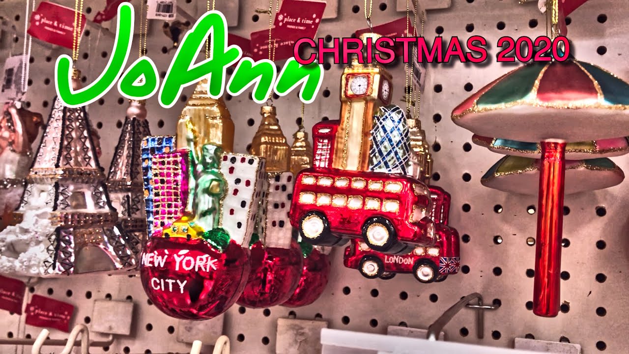 Joann Fabric and Craft Christmas 2020 • CHRISTMAS ORNAMENTS 2020 YouTube