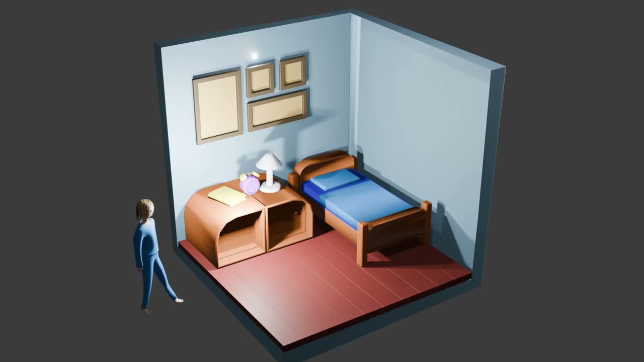 3D SHORT STORY "THE LATE ALARM". 3D ANIMATION FINAL PROJECT, KPTM IPOH