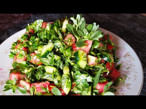 Perpetoyun Salati bol vitaminli ve cox ləzzətli bu salati movsumundə bol istifadə etməlisiniz.