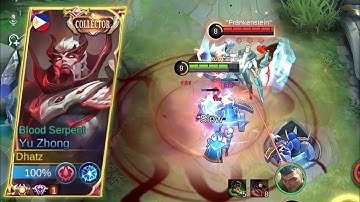REASON WHY THEY CALL YU ZHONG AS NEW HERO DESTROYER! | YU ZHONG VS FREDRINN - MLBB