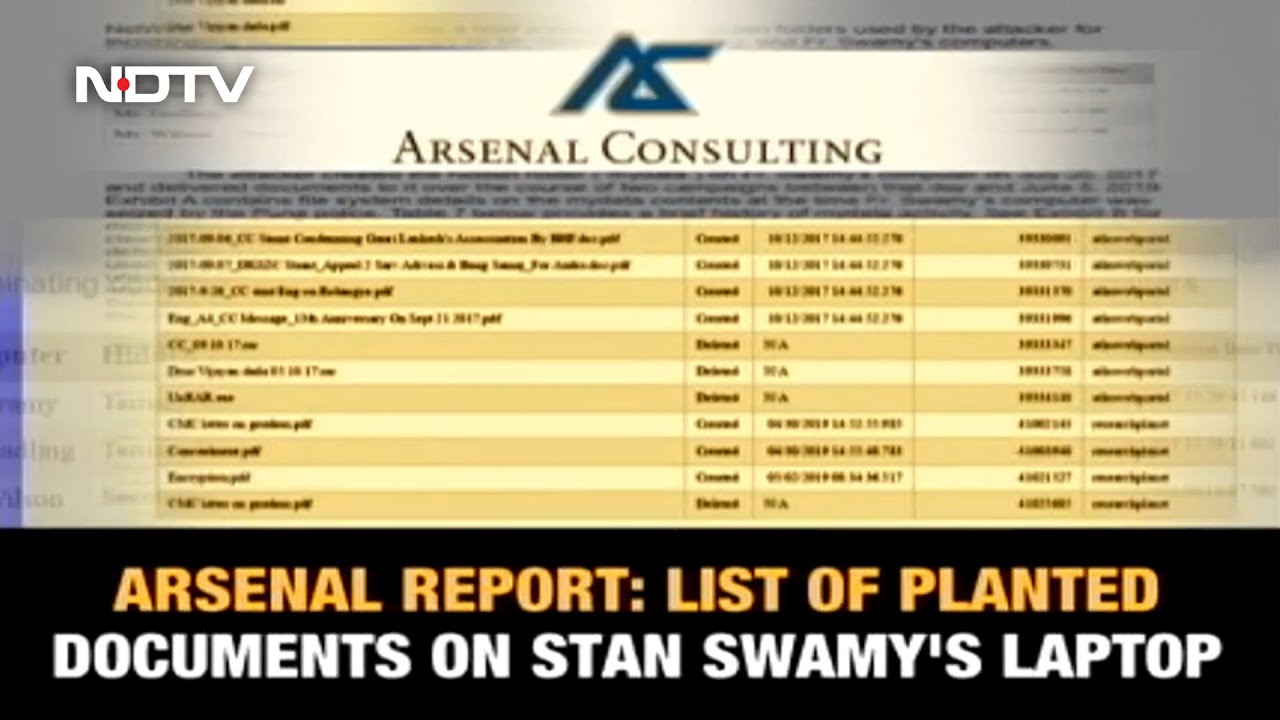 Over 40 Documents Planted On Stan Swamy's Laptop, Claims US Lab Report | No Spin