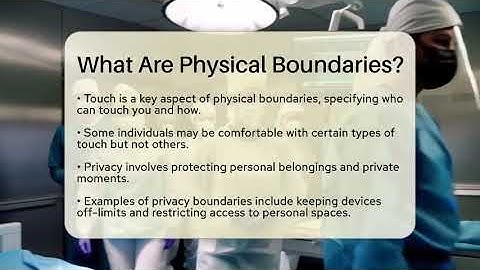 What Are Physical Boundaries? - Inside Body Image