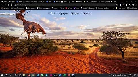 Comment créer une page web dynamique, avec un menu en javascript ? Partie I