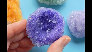 GROW DIY CRYSTALLIZED GEODE IN JUST HOURS — The Sorry Girls