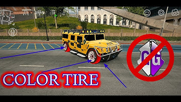 HOW TO CHANGE THE COLOR OF  TIRES IN CAR PARKING MULTIPLAYER WITHOUT GAME GUARDIAN | GAMING ZONE