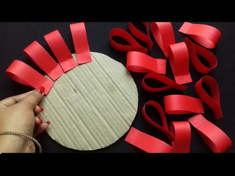 Unique Paper Flower Wall Hanging | Wall Decor Idea | Paper Craft | Wall Hanging | Home Decor Idea