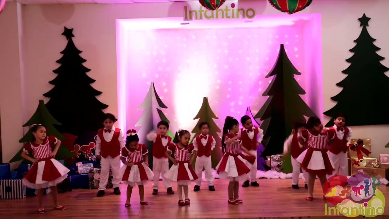 Kinder 2 en su baile de Navidad 2024🎄