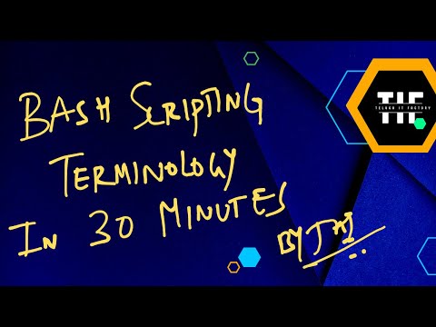 Bash Terminology in 30 Minutes.