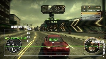 NFS Most Wanted 2005 Frame Rate Xbox 360