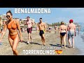 BENALMADENA TO TORREMOLINOS SPAIN BEACH WALK SEPTEMBER 2021, Latest Summer Beach Walk Updates [4K]