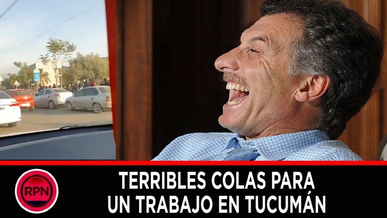 *TERRIBLE* Más de 2 kilómetros y medio para conseguir trabajo en Tucumán video phone beyonce mp3