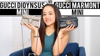 GUCCI BAGS - GG MARMONT vs DIONYSUS - XOXO Sonja