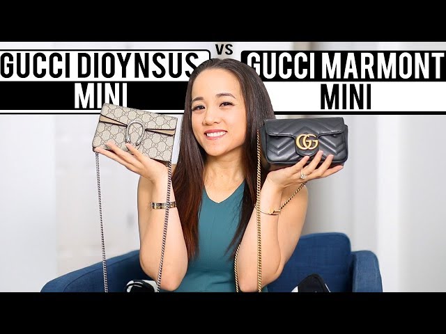 GUCCI BAGS - GG MARMONT vs DIONYSUS - XOXO Sonja