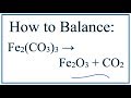 Balancing Chemical Equations Concepts