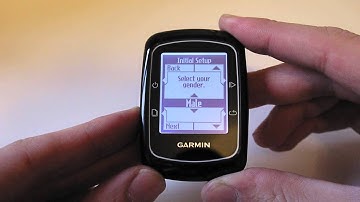 Garmin Edge 200 Startup