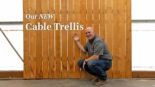 Our New 20ft Cable Trellis