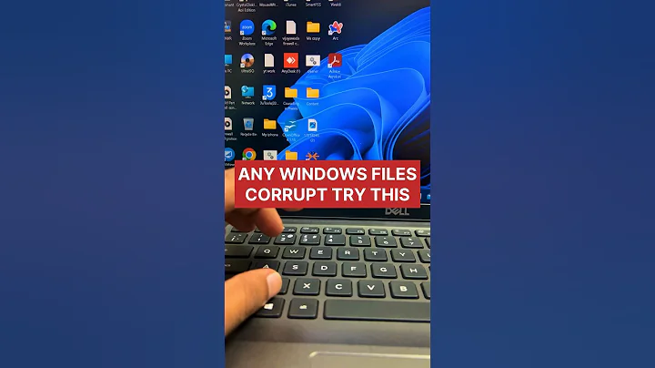 How to repair windows corrupted files #pctips #laptoptips #shorts