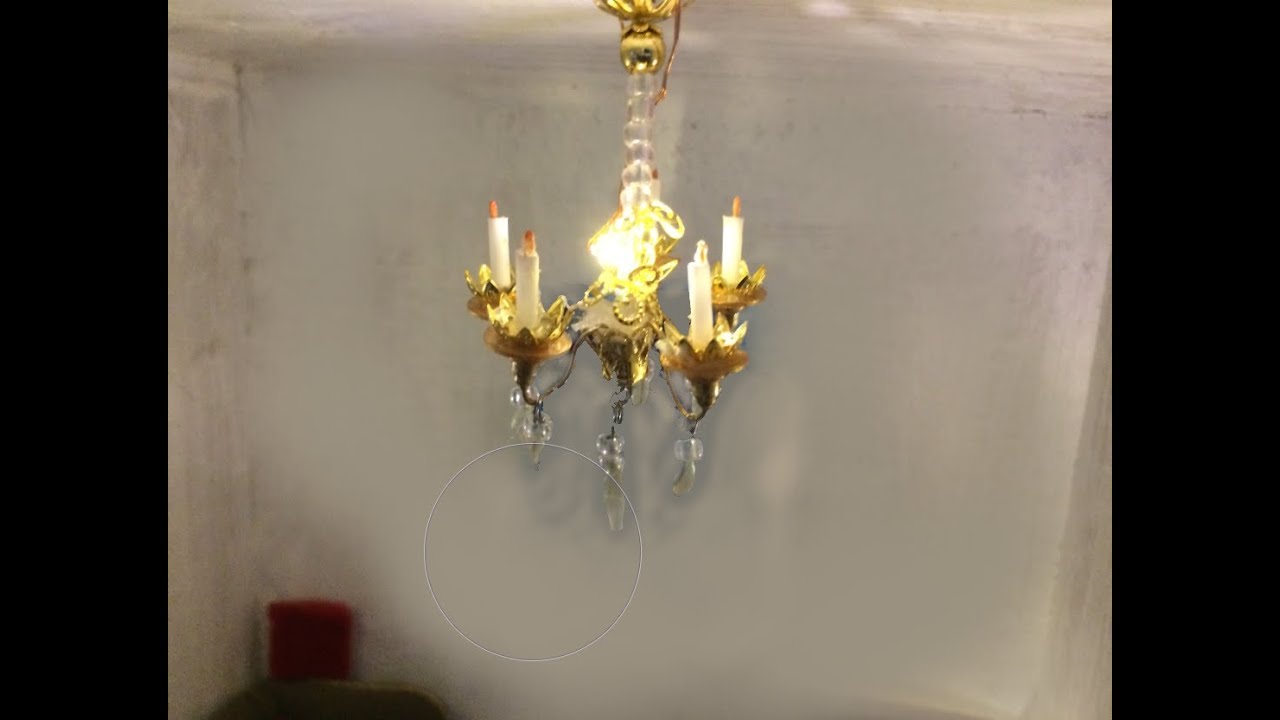 DIY Miniature Dollhouse Chandelier | Easy Bead & Wire Tutorial
