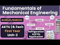 Refrigeration and Its Applications | BME101 / BME201 Mechanical Engineering AKTU BTech 1st Year