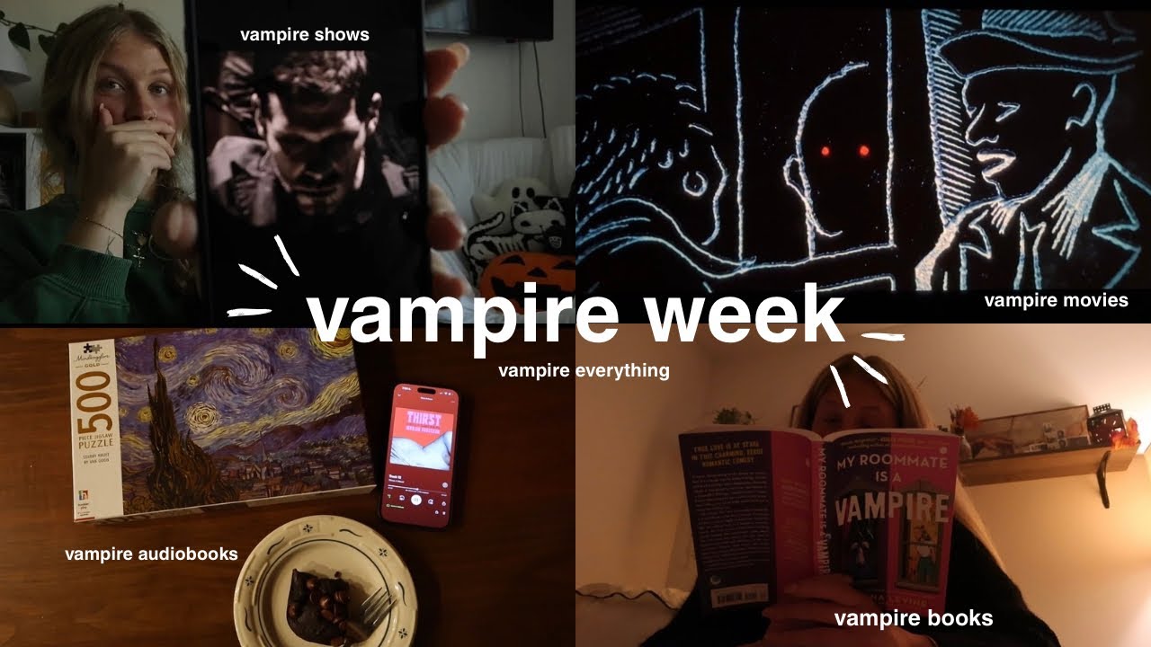 Неделя вампиров🌙🩸⭐️ | чтение книг и аудиокниг о вампирах, просмотр фильмов о вампирах, всё о вамп...