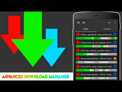 Загрузка файлов на смартфон Advanced Download Manager