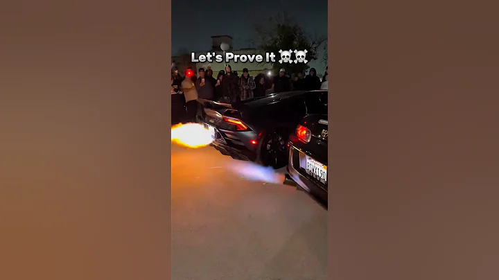Supra Twin Turbo Vs Lambo Huracan 🤯 #shorts #caredit