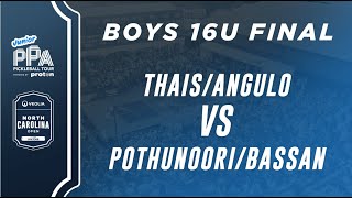Thais/Angulo v Pothunoori/Bassan at the Junior PPA Veolia North Carolina Open
