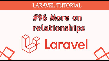 #96  More on Relationships Complete Blogging Content Management System in Laravel