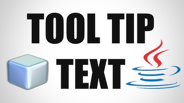 Java SWING #26 - How Set Tool Tip Text in Java Netbeans IDE