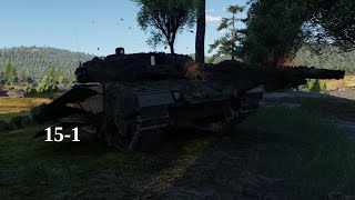 War Thunder Leopard 2 Pzbtl 123 15-1 Gameplay