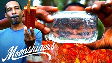 Richard Invents a CLEAR Bloody Mary Moonshine | Moonshiners