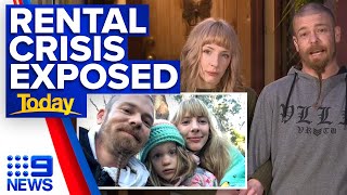 'Doesn't feel like Australia': Young family apply for 100 rental properties | 9 News Australia