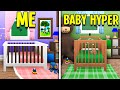 Baby Hyper Challenged Me To A BUILD OFF! (Roblox Bloxburg)