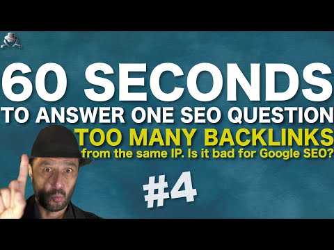 Is it bad for Google SEO if I have too many backlinks from the same IP address? SEO Conspiracy QA #4