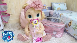 BABY ALIVE LULU ACHOO SE ARRUMANDO PRA IR AO PEDIATRA