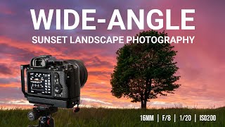 INSANE! WIDE-ANGLE Lens Sunset Photography